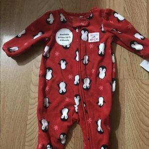 Carters Newborn Baby Girl Fleece Pajamas Sleeper